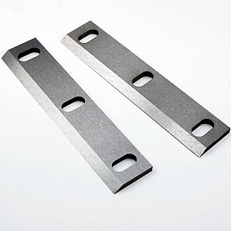 Set of 2 HSS Blades (Single Edge) - Length: 4-1/8", Width: 7/8", Thickness: 1/8"