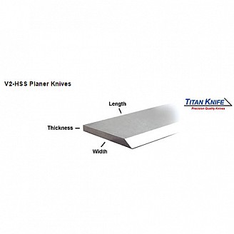 Single HSS-V2 Knife Bar - Length: 31", Width: 2-1/2", Thickness: 3/16"