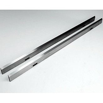 Set of 2 HSS-V2 Blades - Length: 16-5/32" (410mm), Width: 25/32" (20mm), Thickness: 1/8" (3mm) Set of 2 HSS-V2 Blades - Length: 16-5/32" (410mm), Width: 25/32" (20mm), Thickness: 1/8" (3mm)