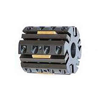 Shaper Cutter Head for corrugated knives (Byrd Tool), Bore: 1 1/2'', Width: 4'', Diameter: 122mm, for 6 knives