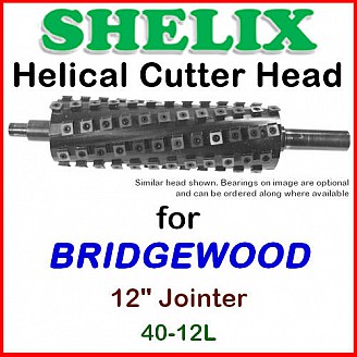 SHELIX for BRIDGEWOOD 12'' Jointer, 40-12L