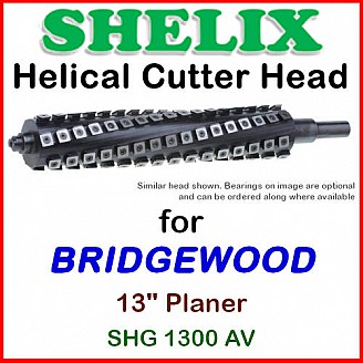 SHELIX for BRIDGEWOOD 13'' Planer, SHG 1300AV
