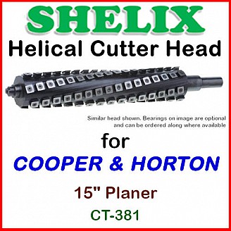 SHELIX for COOPER & HORTON 15'' Planer CT-381