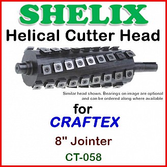 SHELIX for CRAFTEX 8'' Jointer, CT-058