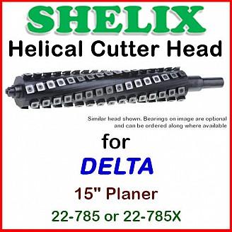 SHELIX for DELTA 15'' Planer, 22-785 or 22-785X