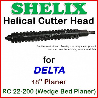 SHELIX for DELTA 18'' Planer, RC-22-200 (WEDGE BED PLANER)