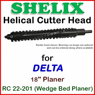 SHELIX for DELTA 18'' Planer, RC-22-201 (WEDGE BED PLANER)