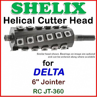 SHELIX for DELTA 6'' Jointer, RC JT-360
