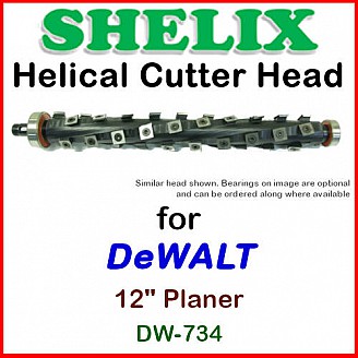 SHELIX for DEWALT 12.5'' Planer, DW-734