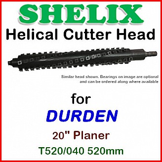 SHELIX for DURDEN 20'' Planer, T520-040 520mm