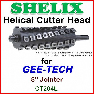 SHELIX for GEE-TECH 8'' Jointer, CT204L