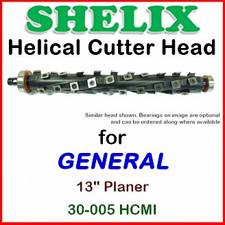 SHELIX for GENERAL 13'' Planer, 30-005 HCMI