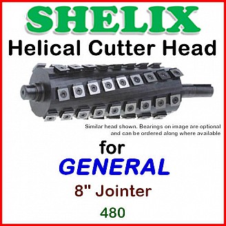 SHELIX for GENERAL 8'' Jointer, 480