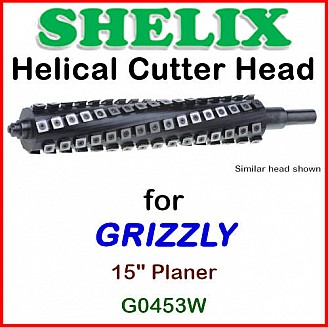 SHELIX for GRIZZLY 15'' Planer, G0453W