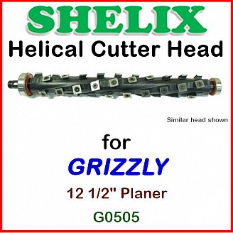 SHELIX for GRIZZLY 12 1/2'' Planer, G0505