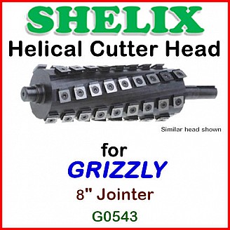 SHELIX for GRIZZLY 8'' Jointer, G0543