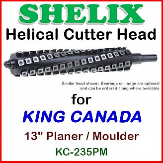 SHELIX for KING CANADA 13'' Planer, KC-235PM (Planer-Moulder)