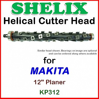SHELIX for MAKITA 12'' Handheld Planer, Model KP-312