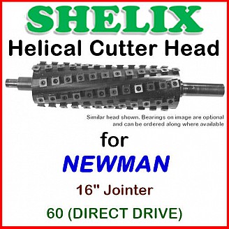 SHELIX for NEWMAN 16'' Jointer, 60 (Direct Drive)