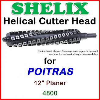 SHELIX for POITRAS 12'' Jointer, 4800