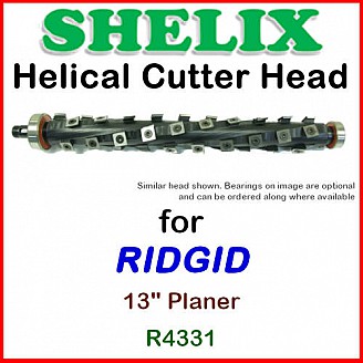 SHELIX for RIDGID 13'' Planer, R4331