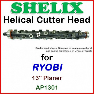 SHELIX Head for RYOBI 13'' Planer AP1301