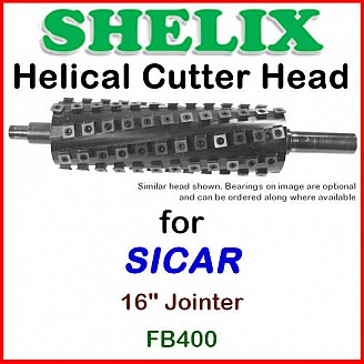 SHELIX for SICAR 16'' Jointer, FB400