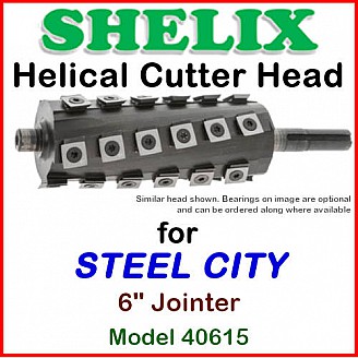 SHELIX for STEEL CITY 6'' Jointer, Model 40615
