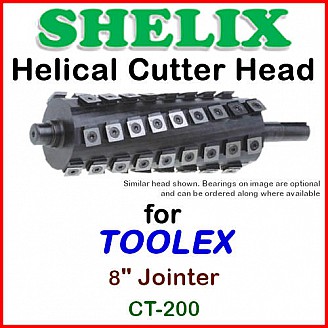 SHELIX for TOOLEX 8'' Jointer, CT-200