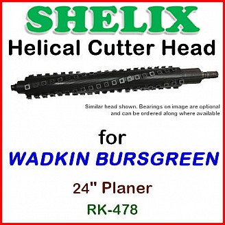 SHELIX for WADKIN BURSGREEN 24'' Planer, RK-478