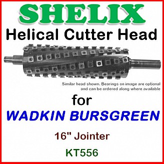 SHELIX for WADKIN BURSGREEN 16'' Jointer, KT556