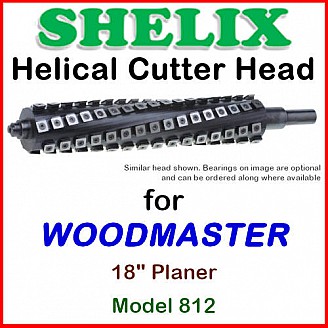SHELIX for WOODMASTER 18'' Planer, Model 812