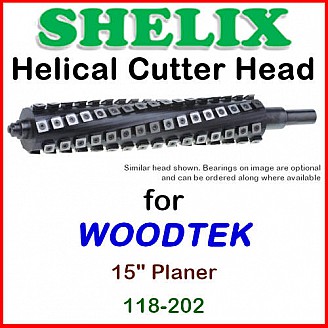 SHELIX for WOODTEK 15'' Planer, 118-202