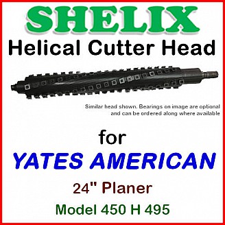 SHELIX for YATES AMERICAN 24'' Planer, Model 450 H 495